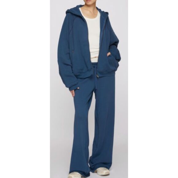 SKIMS Relaxed Terry Zip Up Hoodie Size M - Picture 1 of 4